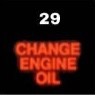 Motor yağını değiştir uyarısı motor yağ değişim zamanı geldiğini ifade eder.
